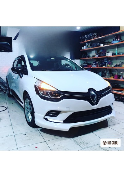 Kit Garaj Renault Clio Makyajlı Ön Ek Plastik Boyasız