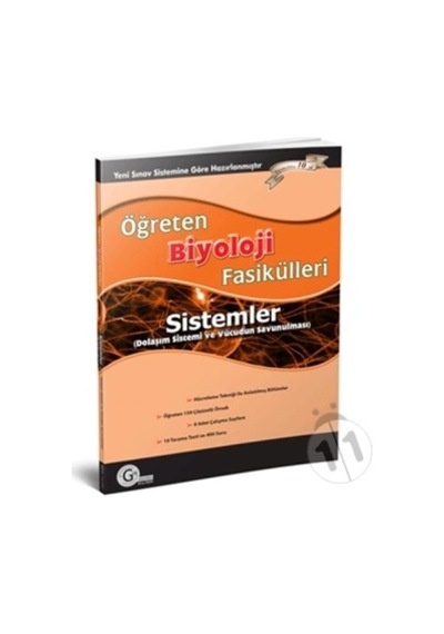 Gür Yayınları Öğreten Biyoloji Sistemler Dolaşım Sis. Ve Vüc