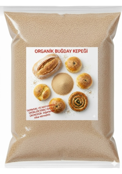 Glutensiz Organik Buğday Kepeği Unu 3 Kğ