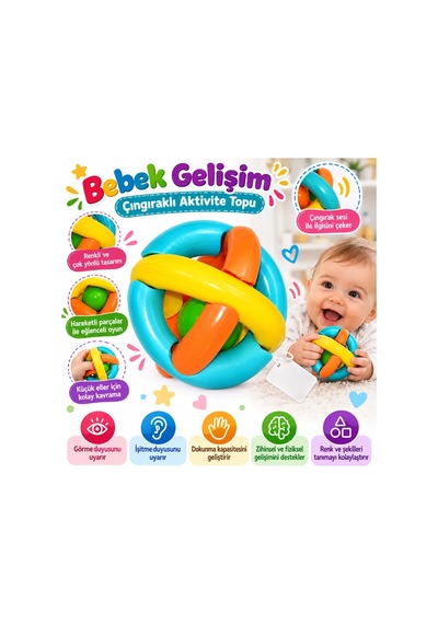 Ers 4038 Small Baby Ball Çok Renkli