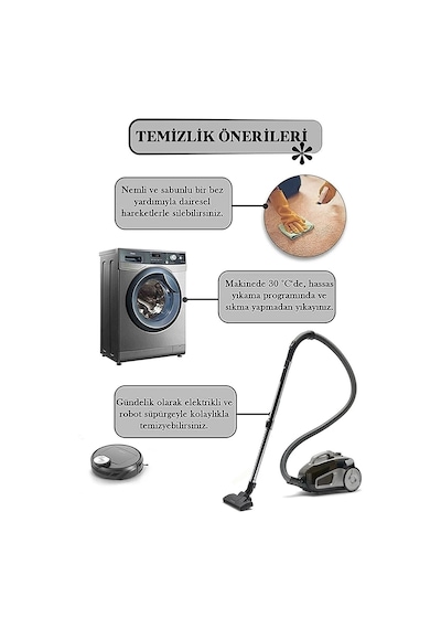 Kaymaz Taban Krem Bej Modern Geometrik Yıkanabilir Koridor Salon Mutfak Yolluk Halı Krem