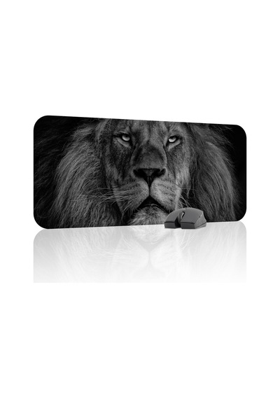 Aslan Kaymaz Dikişli Kauçuk Oyuncu Mousepad V4 - 70x30 Xl Gaming Mouse Pad Fare Altlığı