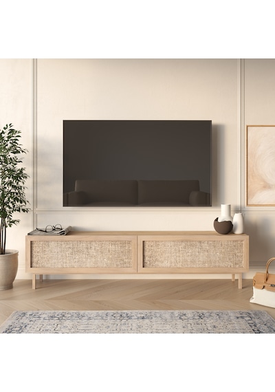 Robin Home Arizona Tv Ünitesi Sehpası Ahşap Ayaklı Ahşap Jüt Kapaklı 180cm Sepet-jüt Kahverengi Robin Home Arizona Tv Ünitesi Sehpası Ahşap Ayaklı Ahşap Jüt Kapaklı 180cm Sepet-jüt Kahverengi