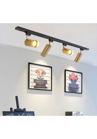 Mylights Modern 1 Mt 4 Lü Ray Spot Hareketli Aydınlatma Gün Işığı Led Ampullüdür