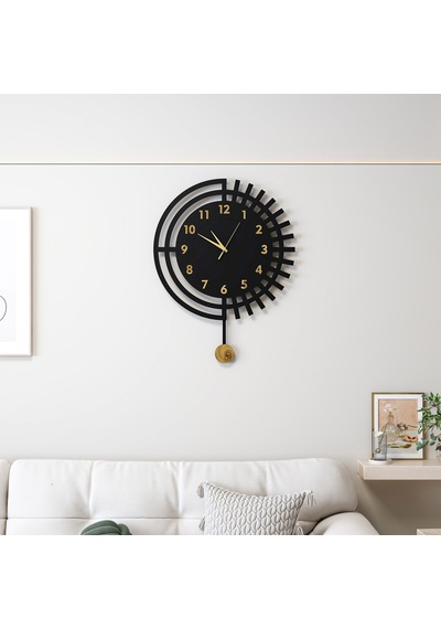 Zenith Duvar Saati Siyah Gold Siyah - Gold