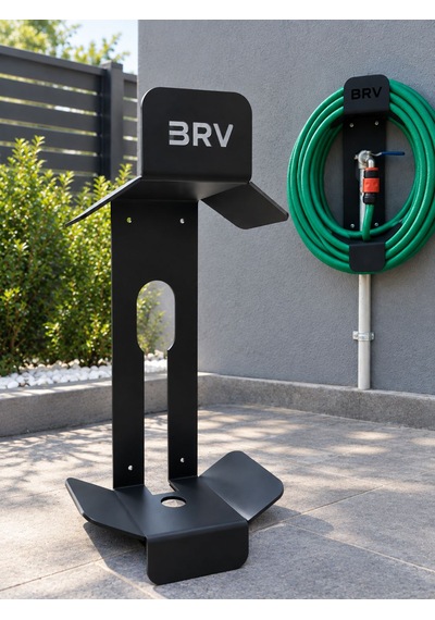 Bravon Outdoor Hortum Askısı ,metal Hortum Askısı 2 Mm Bahçe Hortum Toplama