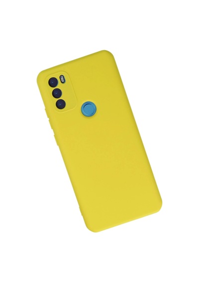Mey İthalat General Mobile Gm 21 Plus Kılıf Nano İçi Kadife Silikon - Sarı