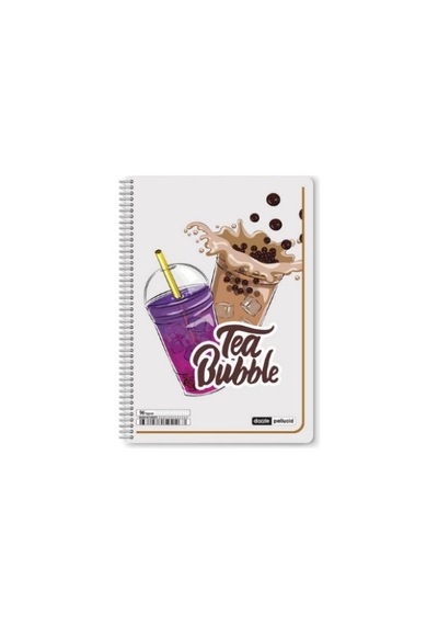 A4 Dazzle Spiralli Pelucid 60 Yaprak / Çizgili Defter