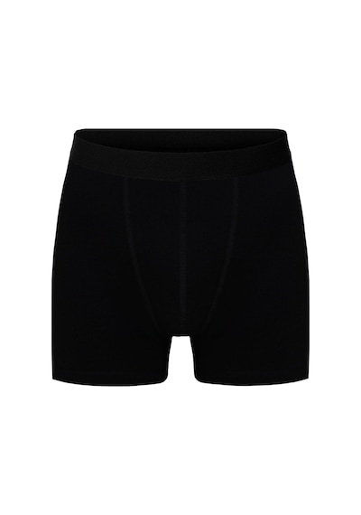 Black Swallow Erkek Pamuklu Likralı Siyah Boxer