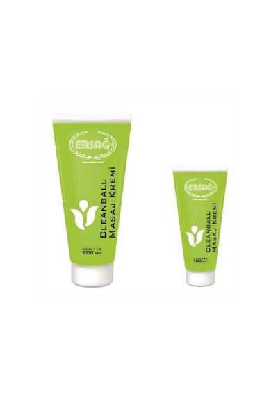 Ersağ Clean Ball Masaj Kremi 200 ML + Masaj Kremi 100 ML
