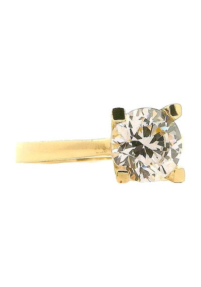 Cigold Tektaş Yüzük 14 Ayar Altın 2.33 Gr Oa-k21601029218 Renkli