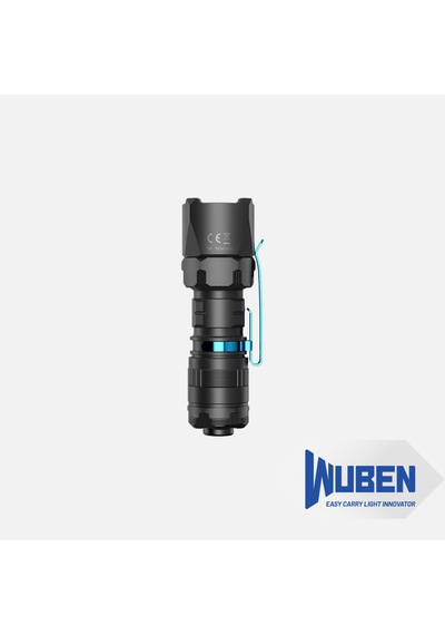 Wuben T4 Şarj Edilebilir Taktik El Feneri 850 Lümen, Type-c Şarjlı, Su Geçirmez Siyah
