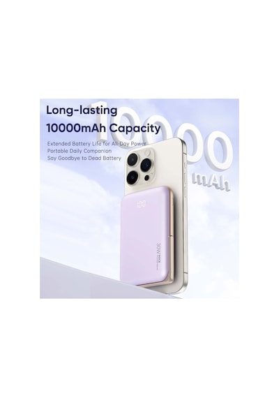 P30 10.000 Mah Pd 30w Standlı Magsafe Powerbank Bej - 722323589 Bej