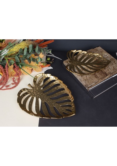 Veron 2lı Tabak Setı Gold 32x27x4 Cm 2 Adet