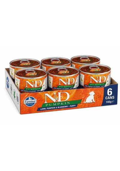 N&d Pumpkin Balkabaklı Ve Kuzulu Küçük Irk Yavru Köpek Konservesi 140 Gr 6 Adet