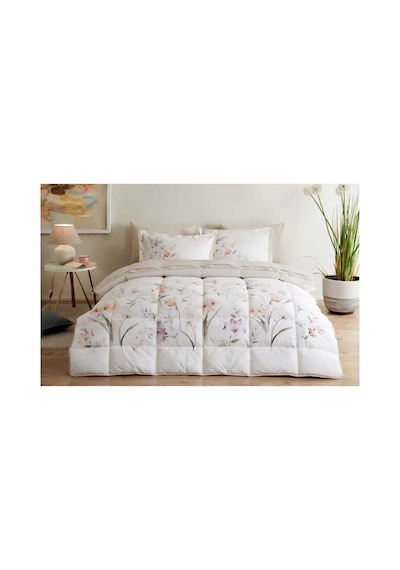 Çift Kişilik Ranforce Uyku Seti White Lily Lila Mor