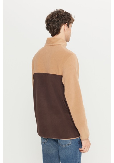AC&Co / Altınyıldız Classics Erkek Sutlu Kahve-kahve Anti-pilling Tüylenme Yapmayan Standart Fit Bato Yaka İçi Polarlı Çift Renk Polar Sweatshirt Sütlü Kahverengi AC&Co / Altınyıldız Classics Erkek Sutlu Kahve-kahve Anti-pilling Tüylenme Yapmayan Standart Fit Bato Yaka İçi Polarlı Çift Renk Polar Sweatshirt Sütlü Kahverengi