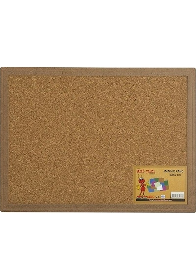 Temel 45x60 Naturel Mdf Çerçeve Mantar Pano Ant511