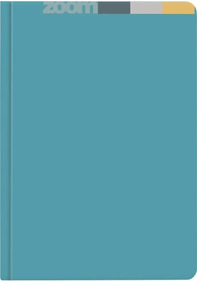 17x24 Cm Sert Kapak Çizgisiz 160 Yaprak Defter 70gr Beyaz Sayfalı Ilk 2 Sayfa Kareli Kalanı Çizgisiz Çok Renkli