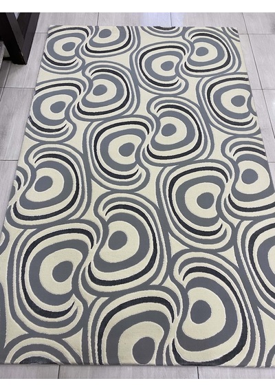 Saray Halı Vizyon 11338 Ws 200X300 Gri Krem 6 M2 Sık Halı !