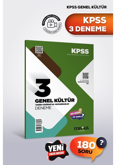 2026 Kkpss Genel Kültür 3 Deneme Sınavı Tarih Coğrafya Vatandaşlık Tamamı Video Çözümlü