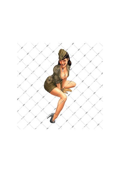 Bay Etiket Pnp12 Pinup Kizi Sticker