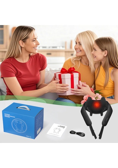 Isıtmalı Kablosuz Boyun Ve Sırt Masajı, 2600mah Şarj Edilebilir Derin Doku 4d Boyun Masajı, Omuz, Bacak, Vücut Kas Ağrısını Gidermek İçin Shiatsu Masaj Yastığı Isıtmalı Kablosuz Boyun Ve Sırt Masajı, 2600mah Şarj Edilebilir Derin Doku 4d Boyun Masajı, Omuz, Bacak, Vücut Kas Ağrısını Gidermek İçin Shiatsu Masaj Yastığı