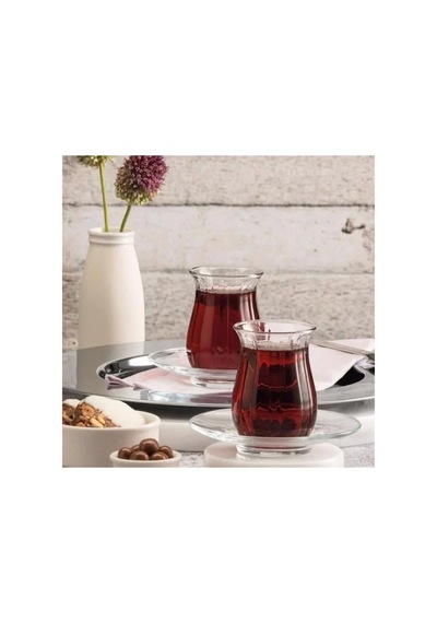 42741 Linka 6'lı Çay Bardağı - 145 Ml Orjin. Kutuludur Beyaz