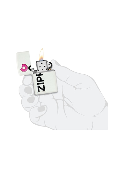 Zippo 214 Zippo Donut Design Çakmak Çok Renkli