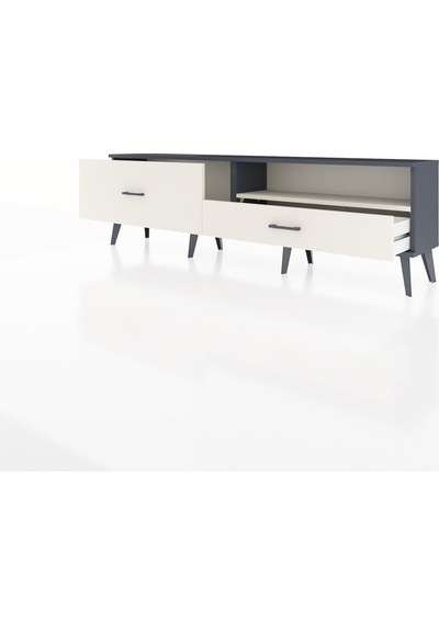Arges Tv Ünitesi Tek Raflı 2 Çekmeceli 176x30x51 Antrasit-aytaşı/aytaşı Aytası/aytası Arges Tv Ünitesi Tek Raflı 2 Çekmeceli 176x30x51 Antrasit-aytaşı/aytaşı Aytası/aytası