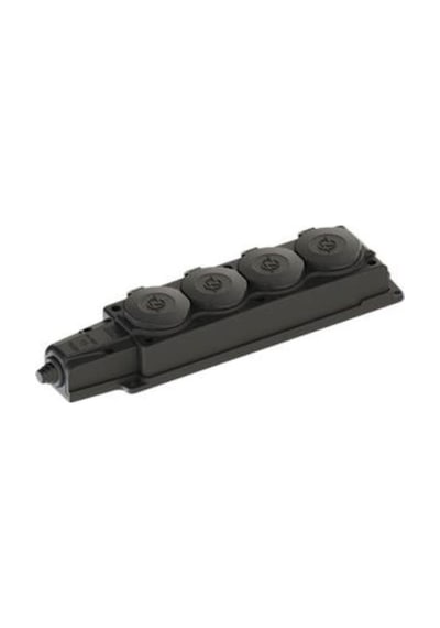 Ne - Ad 1 x 16 A Monofaze Kauçuk Grup Priz 4'lü