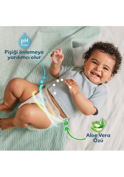 Aktif Bebek Süper Paket Bebek Bezi 7 Beden 30 Adet