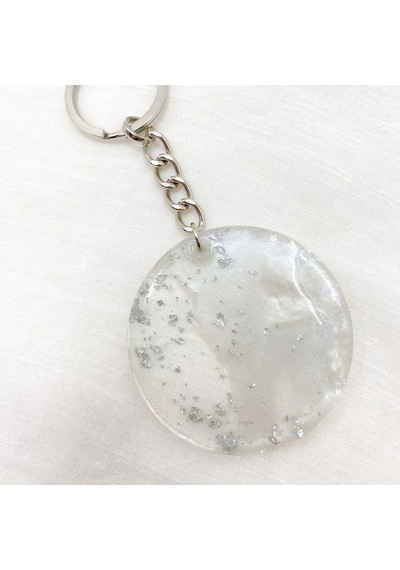 Epoksi Silikon Kalıp Çoklu Yuvarlak Delikli Anahtarlık Kolye Küpe Kalıbı 3.5 Cm 49 Lu