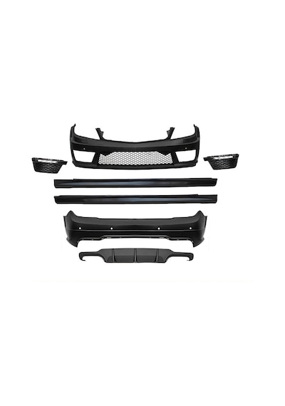 Mercedes W204 Amg C63 Body Kit, Pdcli: Ön/arka, 2b2-çıkış, Sisli,