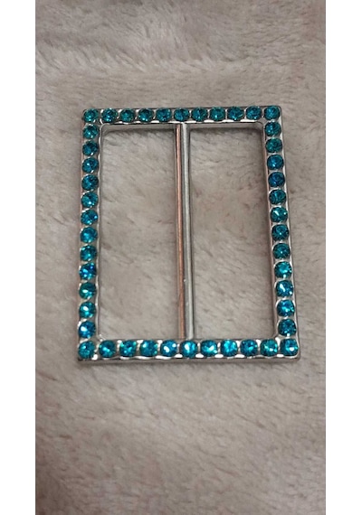 Taşlı Toka İç Kemer Genişlik 3,5 Cm Dış Ölçü /4x3 Cm 1 Adet