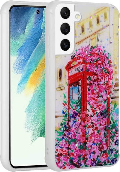 Galaxy S21 Fe Uyumlu Simli Desenli Kamera Korumalı Parlak Zore Popy Kılıf-kulübe Kulübe