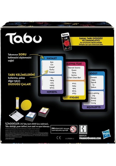 F5254 Hasbro - Tabu +13 Yaş
