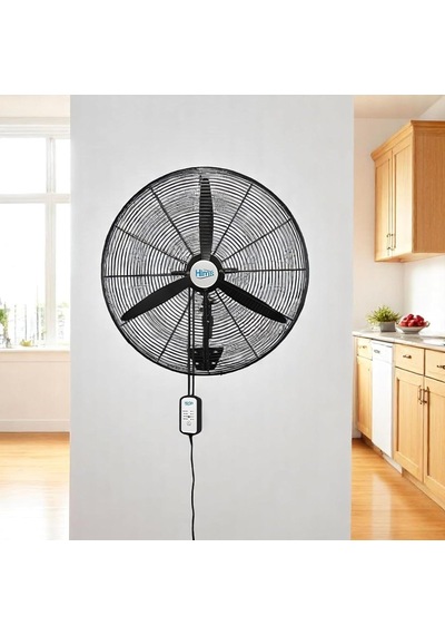 Ayrex Sanayi Tipi Kumandalı 75 Cm 210w Duvar Vantilatörü Endüstriyel Sessiz Duvara Monte Zincirli Fan