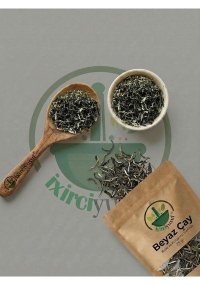 Beyaz Çay White Tea White Tea Leaves Camellia Sinensis Kurutulmuş Çay 25 G Doğal