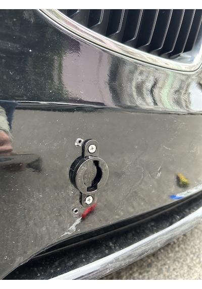 Hayalet Plakalık Siyah Çerçevesiz Oto Plakalık Araç Plakalık Kolay Montaj