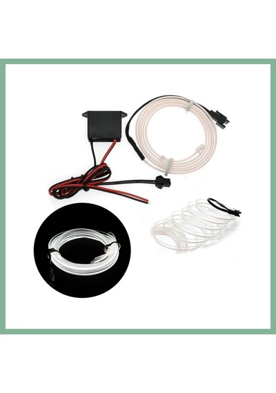 Bşkvirgo Fitilli İp Neon Led Torpido Şeridi 2 Metre Beyaz Bsk2026 Standart