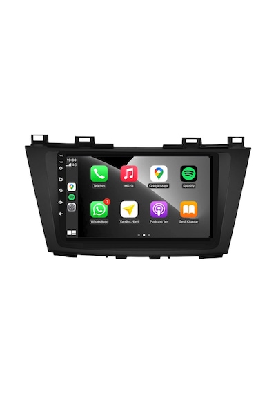 Mazda Mazda 5 Araç Multimedya Android Ekran Carplay Navigasyon Double Teyp 4+64 9" 12-13 Black Navımex