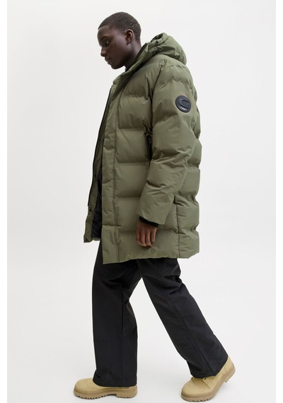 Jack & Jones Erkek Şişme Mont Haki