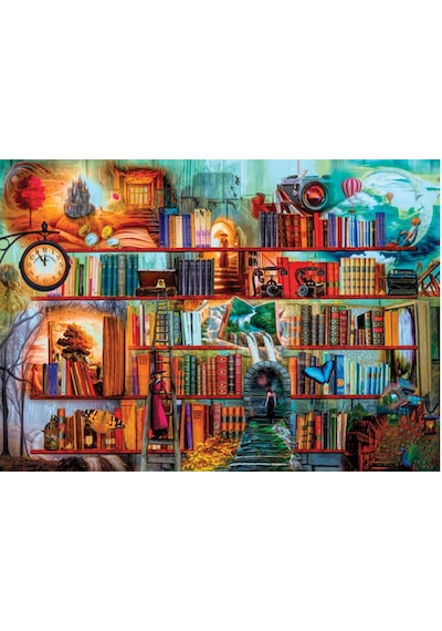 Anatolian Puzzle 3000 Parça Gizemli Kitaplık 4918