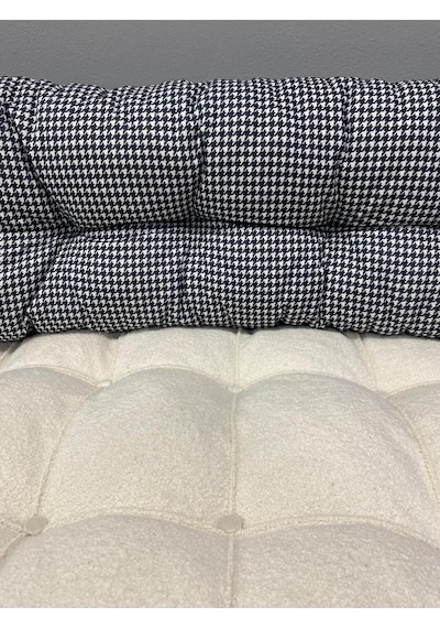 Kazayağı Desenli Minder Takım Tv Minderi Bahçe Minderi Kazayağı Desen