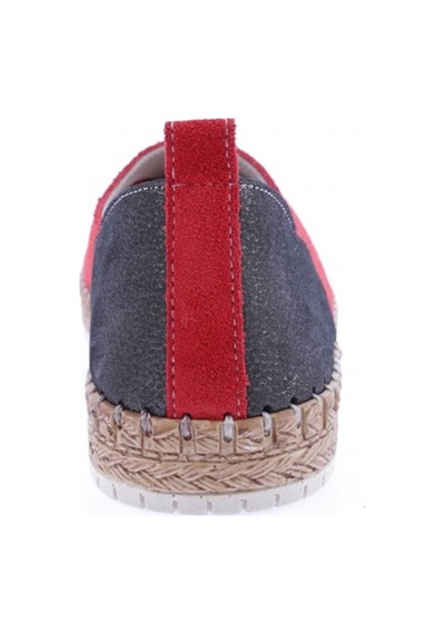 Dgn 1988 Kadin Espadril Ayakkabi 1988-2116-R0808 Kırmızı