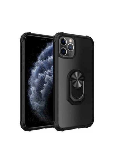 Apple Uyumlu iPhone 11 Pro Max Kılıf Mola Kenar Köşe Ve Yüzük Kısımları Renkli