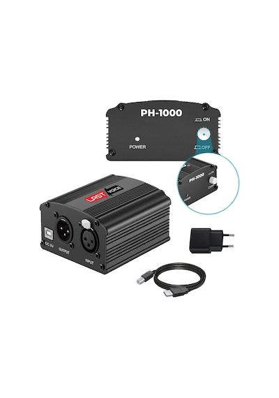 Lastvoice BM800GP PAK Condenser Mikrofon Phantom Power Mini Tripod Ses Kartı