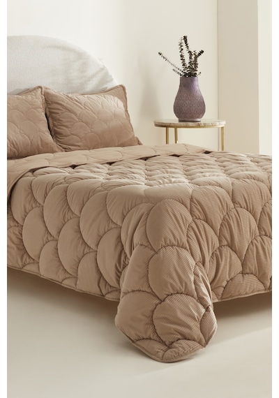 Karaca Home Cowrie Çift Kişilik Luxury Comfort Set Bej