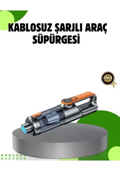 Mey İthalat Şarjlı Kablosuz El Süpürgesi Yüksek Emiş Güçlü Ve Çok Başlıklı